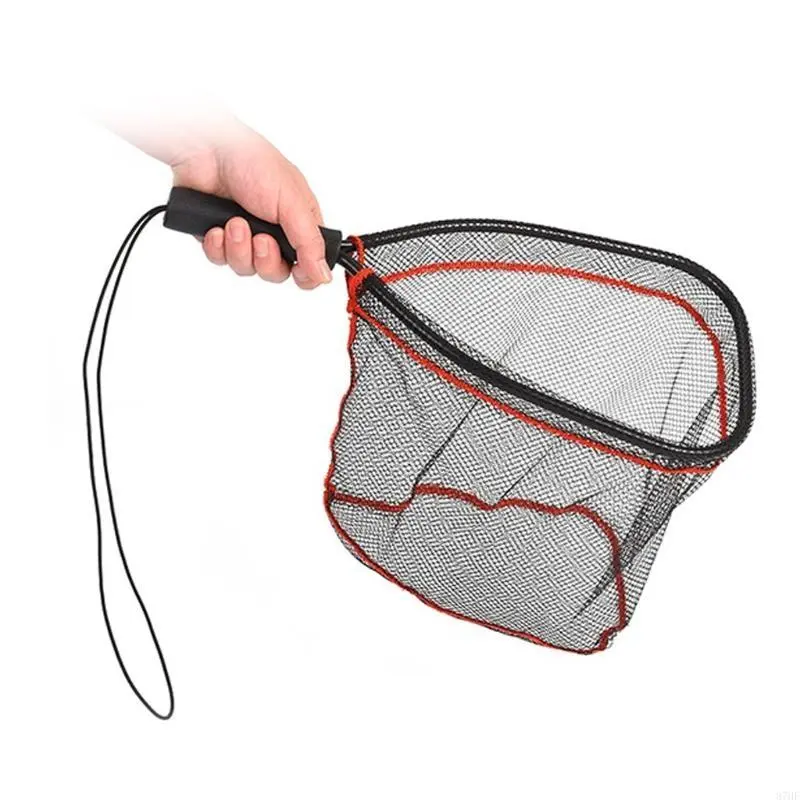 Fly Fishing Landing Net,Soft Rubber Mesh,Rubber Coated Landing Net for Simple Catch and Release