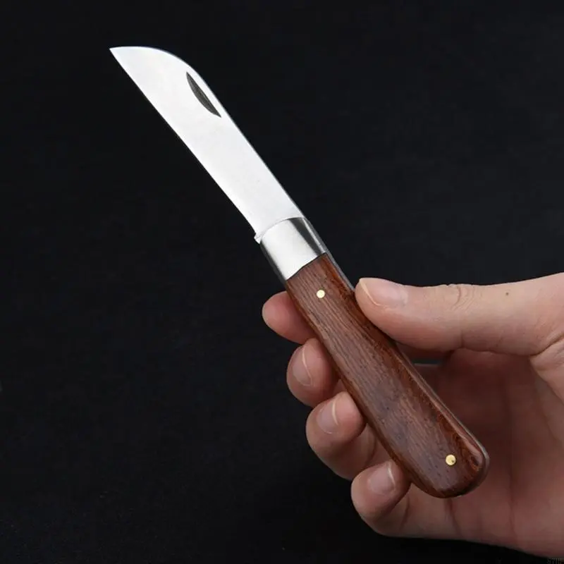 Household Fruit Knifes Stainless Steel Mushroom Knifes Multifunction Camp Tool Knifes Folding Pocket Knifes for Outdoor