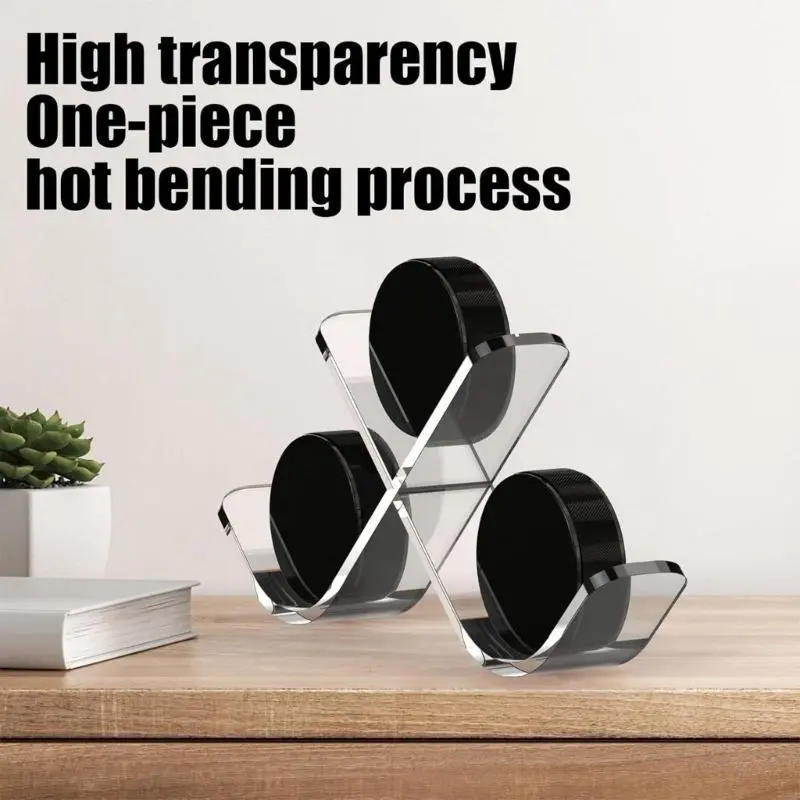Durability Acrylic Hockey Pucks Display Box Ice Hockey Pucks Display Stand for Collectors and Enthusiasts