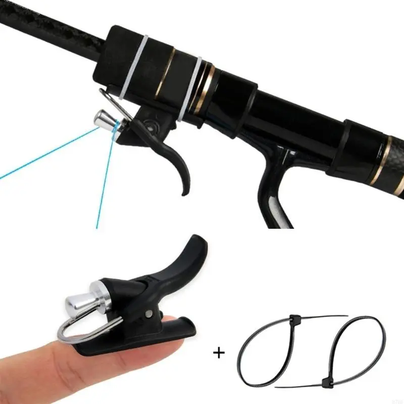 Fishing Rod Clamp Thumb Button Casting Trigger, Surf Fishing Trigger Aids