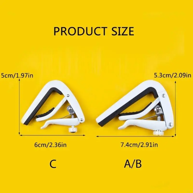 Portable Metal Capo Ukulele Capo Metal Capo Suitable for Guitars and Ukuleles