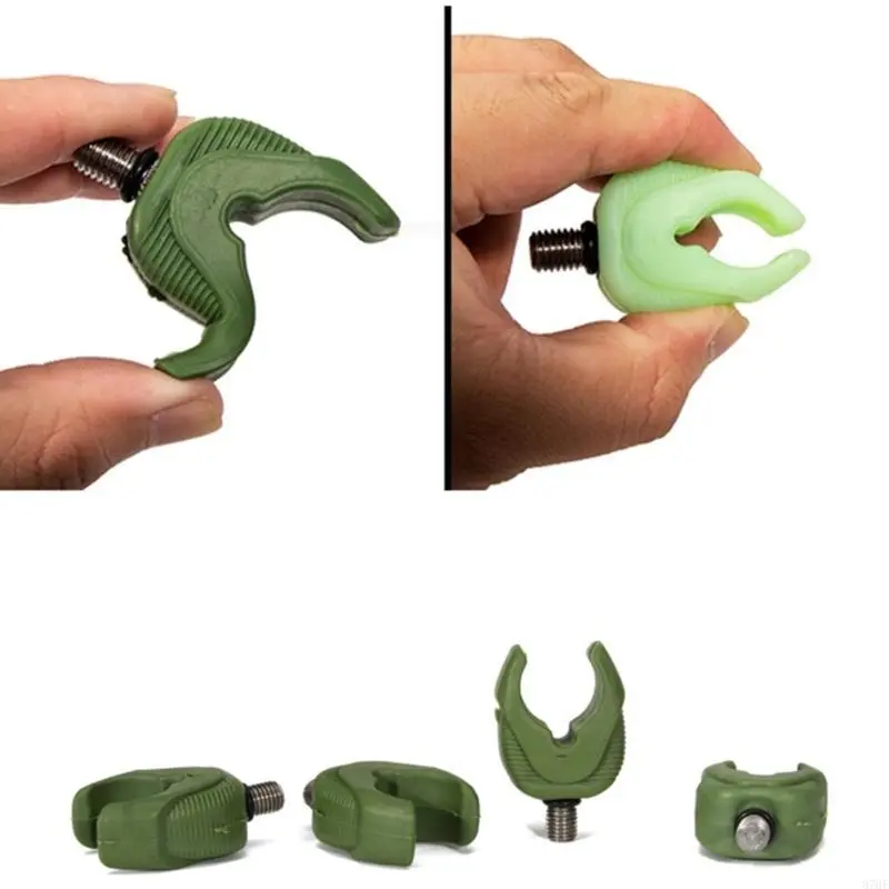 Pack of 4 Silicone Fishing Rod Rest Butt Rest for Head Gripper Grips Fishing Rod Holder Fishing Tackle Tools