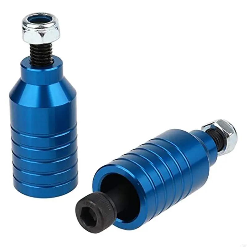 2pcs Stunt Scooter Peg Easyly Install Scooter Pegs Antiskid Scooters Pegs Suitable for Park and Street Cycling