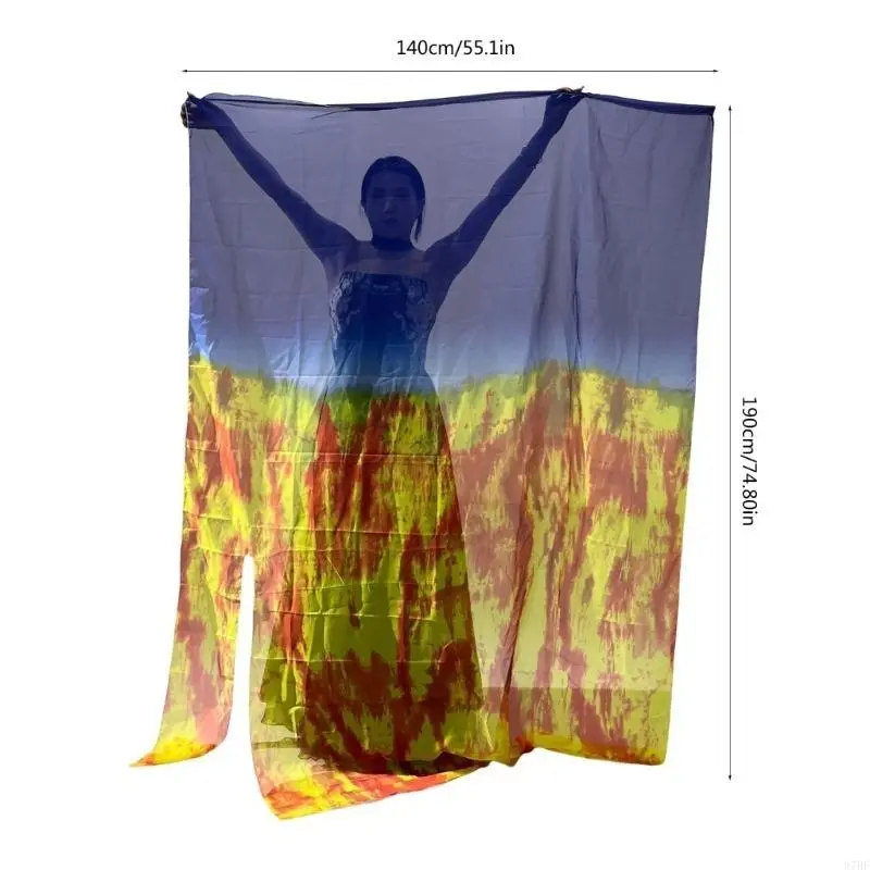 Flag for Dance Practice Performances, Praise Dance Flag, Divine Flag Rectangular Worship Flag with Scalable Rod