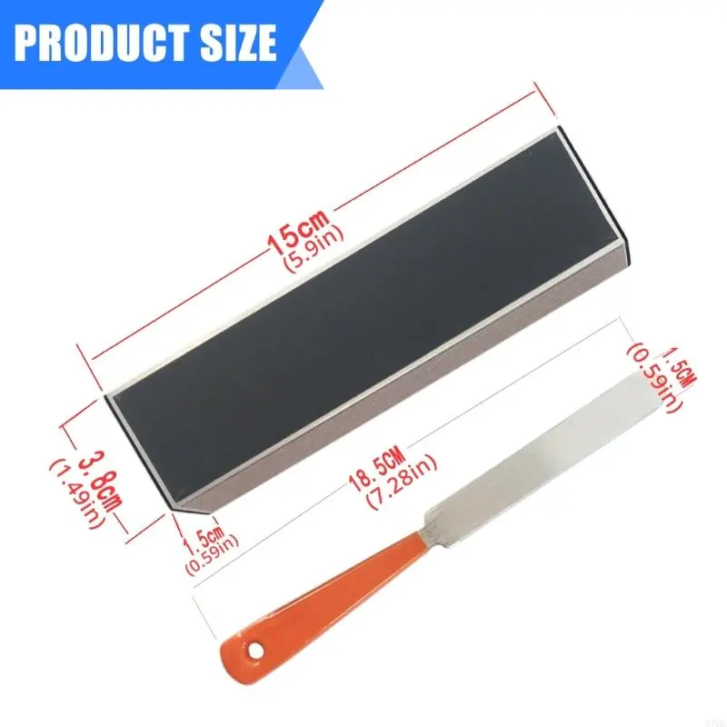 Aluminum Alloy Fret Leveling Tool Featuring Replaceable Grit Sandpaper Guitar Fretwork Tool for Guitar Bass Maintenance