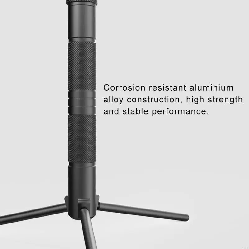 Adjustable Tripod Portable Outdoor Light Stand with Stakes Camera Tripod Bracket