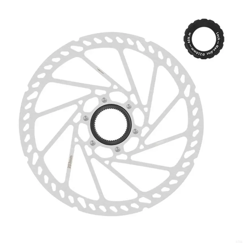 Bicycles Centerlock Disc Brake Rotor 140mm 160mm 180mm 203mm, Mountain Bikes Metal Center Lock Bicycles Brakes Rotor