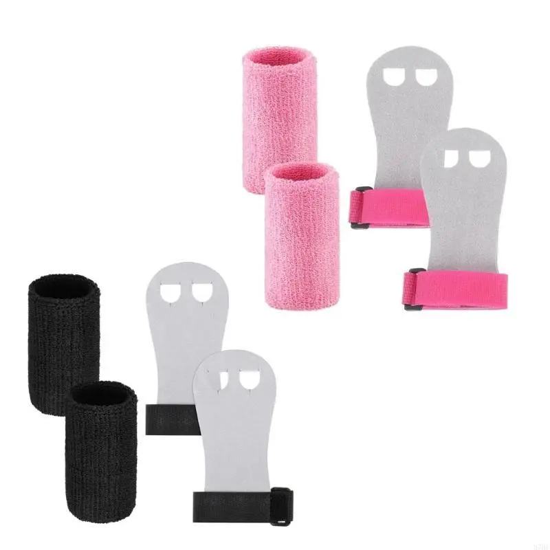 Kids Fitness Set Grip Gloves Wrist Support Training Gloves and Wrist Wraps