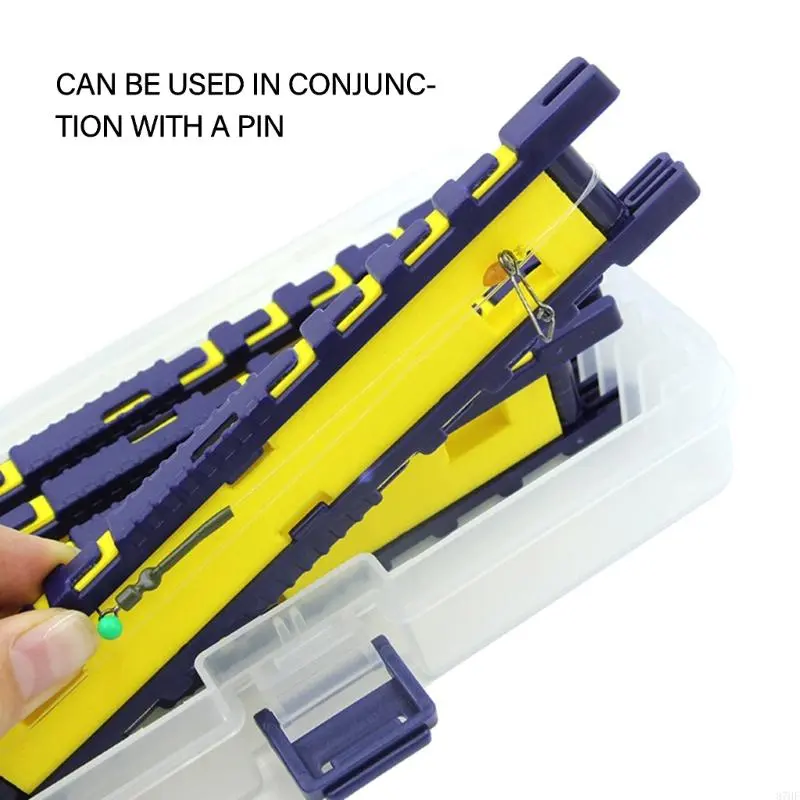 Leader Line Board Organizers Fishing Snelled Hook Holder Line Winding Board