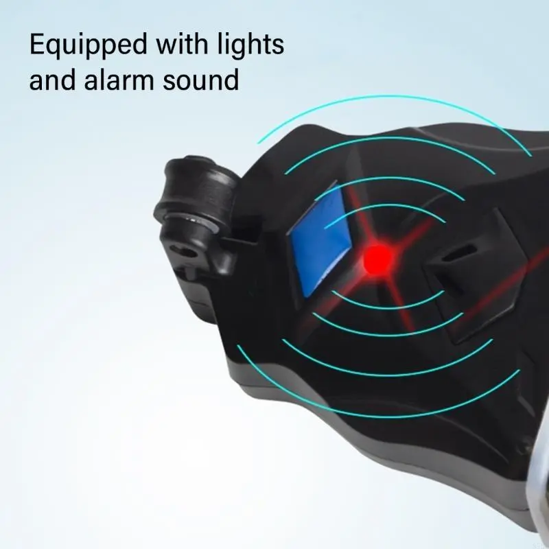 Sensitive Electronic Sounds Bites Alerts with LED Light Fishing Bites Alarm Fishing Bells Clip On Fishing Rod