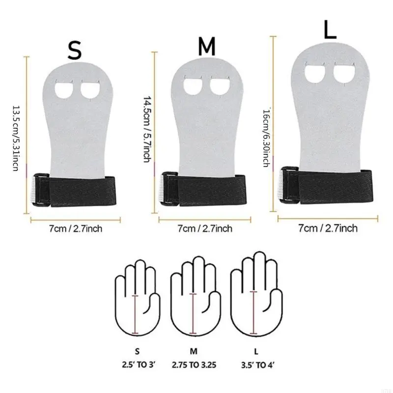 Kids Fitness Set Grip Gloves Wrist Support Training Gloves and Wrist Wraps