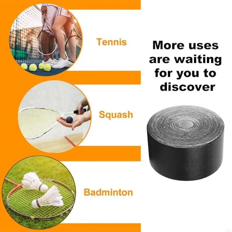 5m Tape Racket Head Protective Tape Tennis Practice Widened Squash Racquet Guard