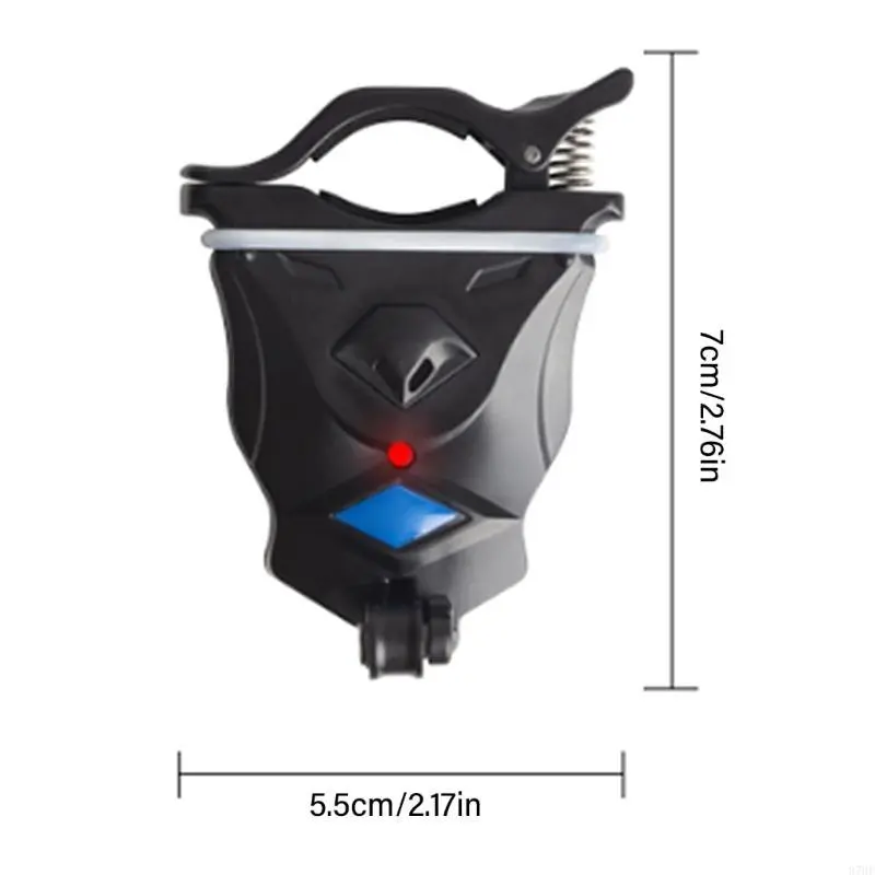 Sensitive Electronic Sounds Bites Alerts with LED Light Fishing Bites Alarm Fishing Bells Clip On Fishing Rod