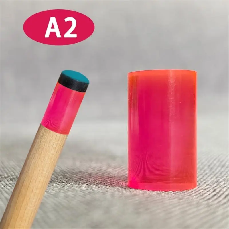 2pcs Resins Pool Cue Tip Ferrules Round Billiard Jump Break Cue Ferrules