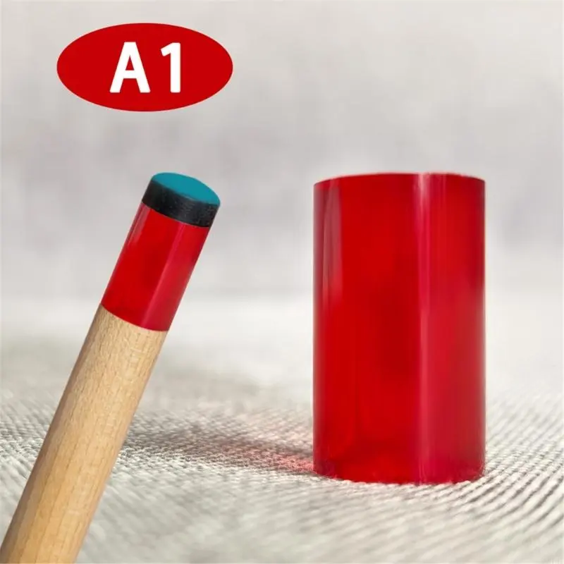 2pcs Resins Pool Cue Tip Ferrules Round Billiard Jump Break Cue Ferrules