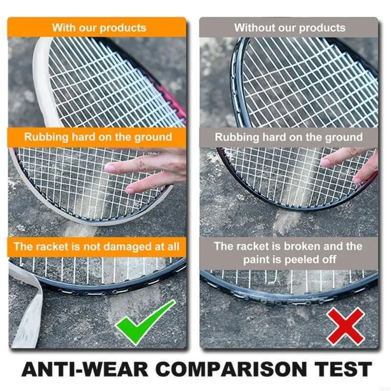 5m Tape Racket Head Protective Tape Tennis Practice Widened Squash Racquet Guard