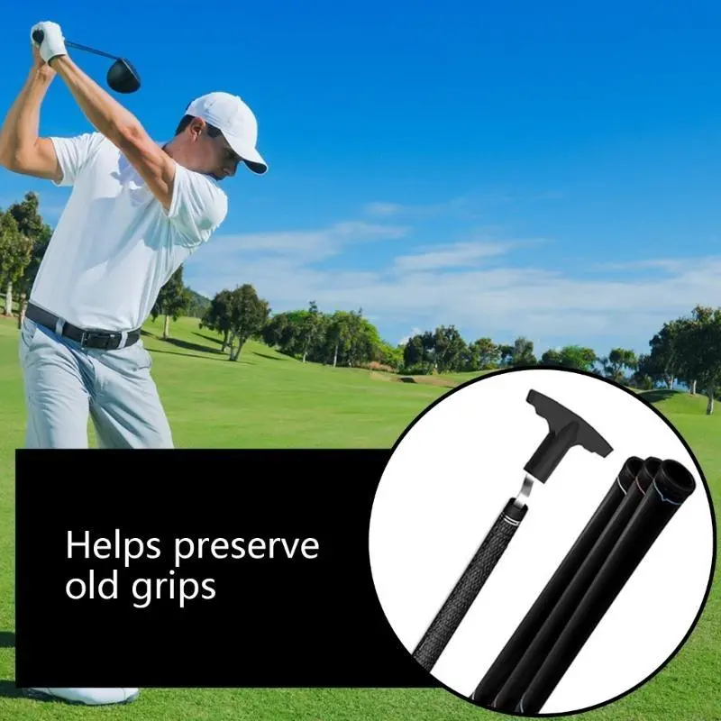 Golf Grip Remover Gripping Tool Golf Grip Remover Saver V-Groove Grip Remover