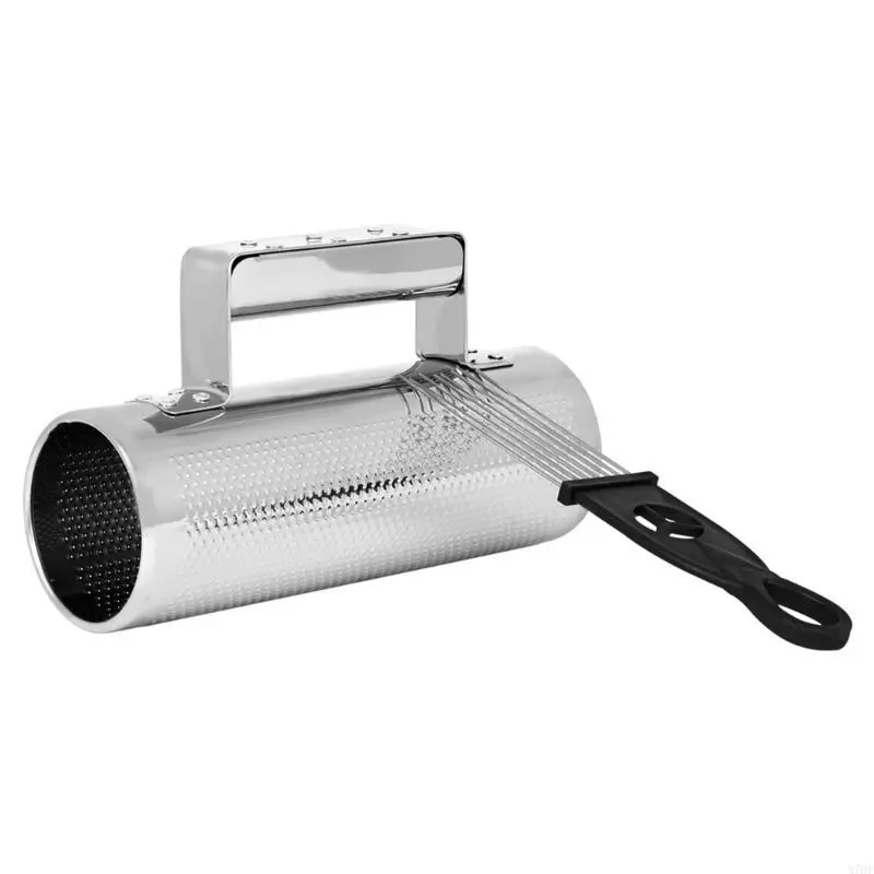 Guiro Shaker, Metal Guiro Musical Percussion Instrument with Scraper Professional Band Accompaniment Guiro Training Tool