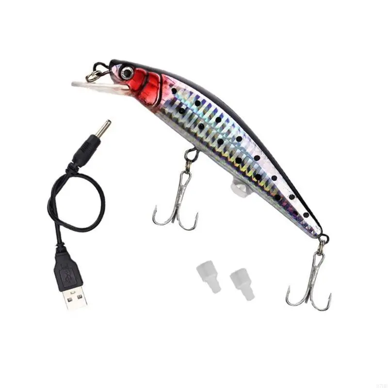 LED Light Fishing Lures Crankbaits Rechargeable Fish Lures Electric Fishing Bait