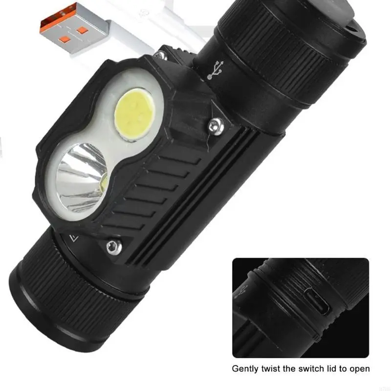 Strong Light Headlamps Rechargeable Head Flashlights Emergencies Head Torches