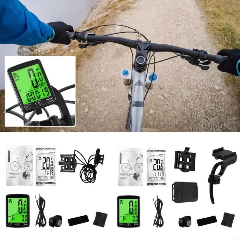 Mountain Bike Speedometers Suit Multifunctional Bicycles Computer Digital Display Odometers for Various Bicycles