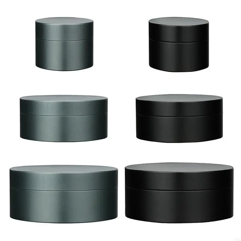 Aluminum Alloy Sealing Bottle Waterproof Round for Pill Box Portable Bo