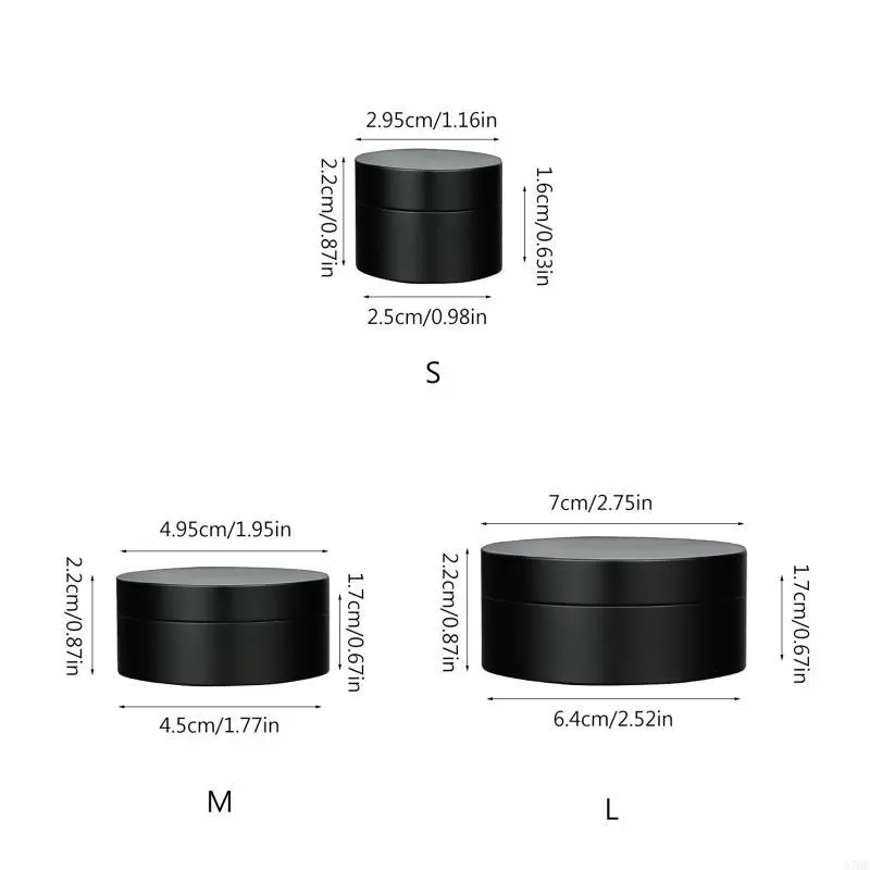 Aluminum Alloy Sealing Bottle Waterproof Round for Pill Box Portable Bo