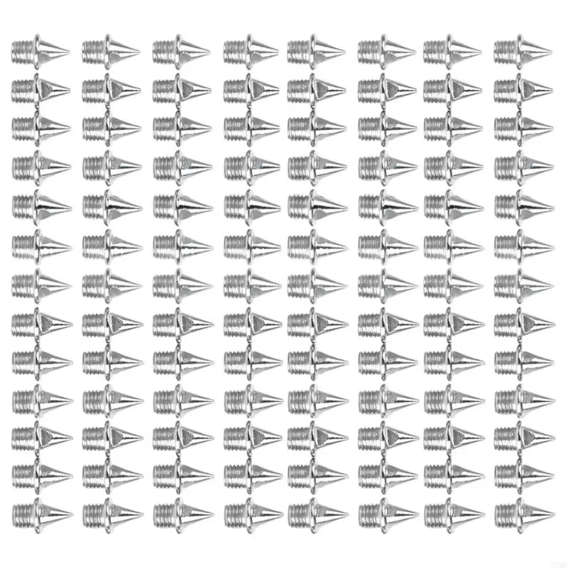 120Pcs Track and Country Spikes with Wrench 1/4Inch Track Spikes for Track Shoes Replacement Spikes