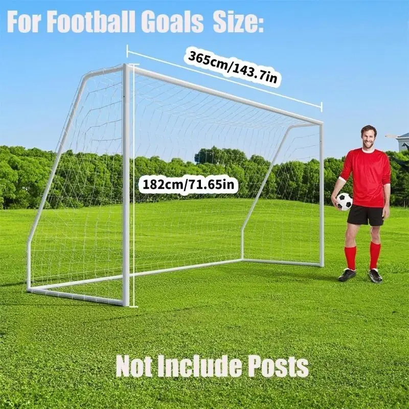 Soccer Goal Net Football Netting Light Weight Goal Folding Post Net Soccer Net