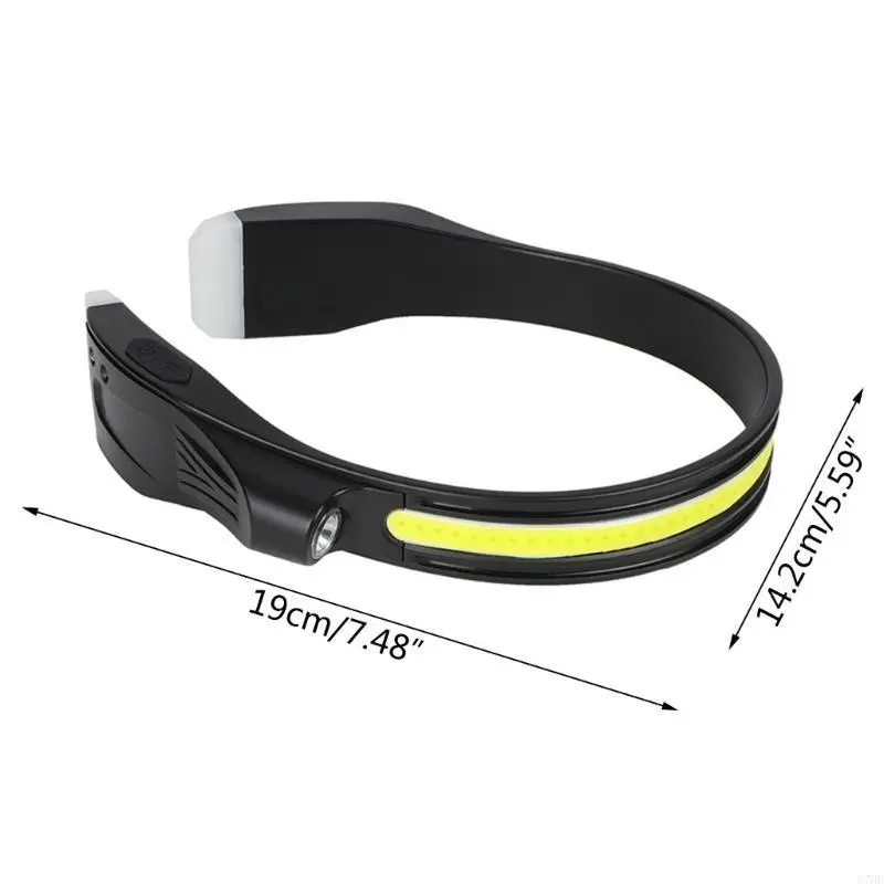 Hands release LED Headlights 6 Light Modes Waterproof Motion Sensors Headlights
