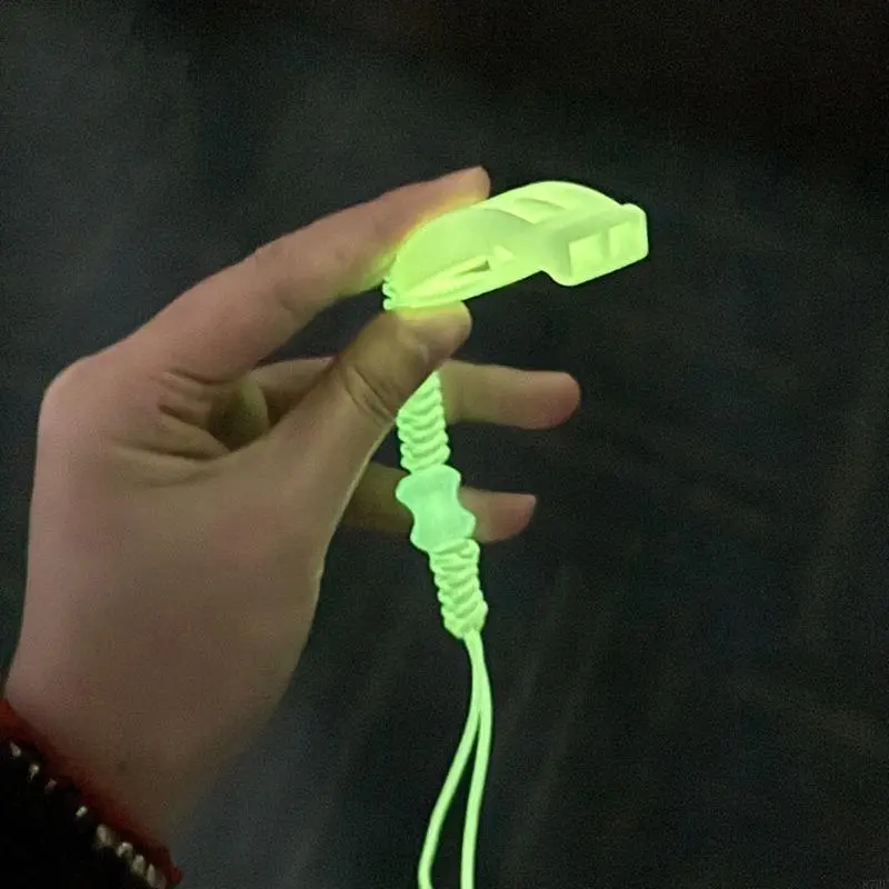Whistles with Reflective Lanyard Emergency Whistles Loud Alarm for Safety Camping Hiking Swimming Dog Training