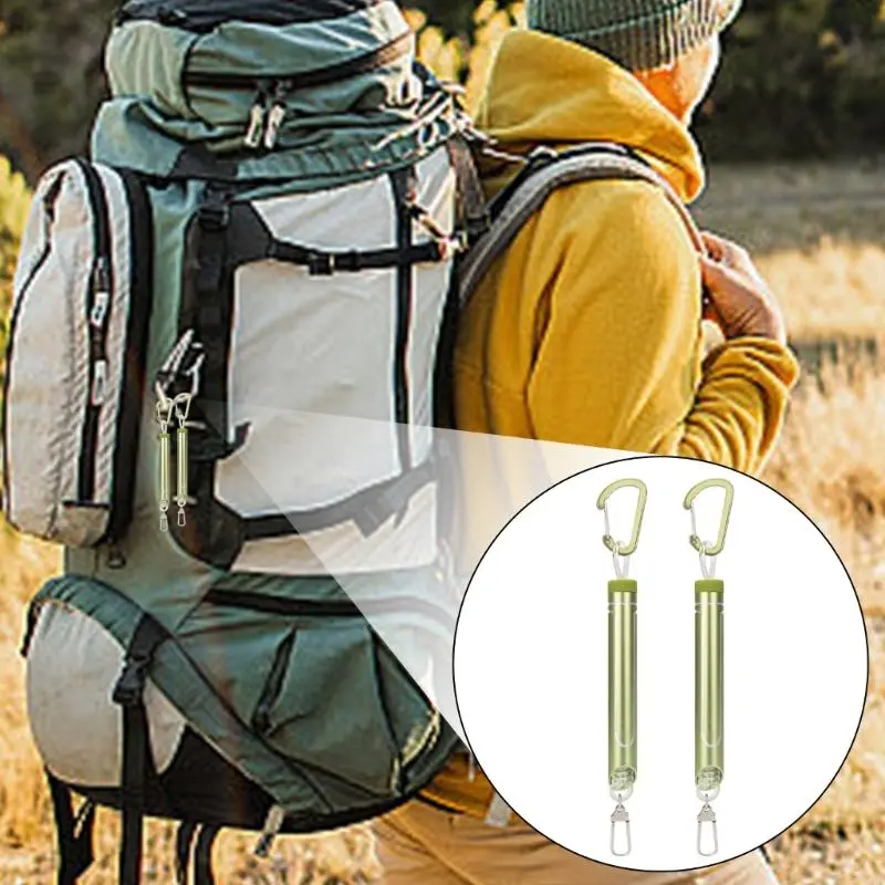 2pcs Fishing Lanyard with Clip Tube Coiled Lanyard for Pliers Boating Fishing Retractable Safety Lanyard Fishing Tackle
