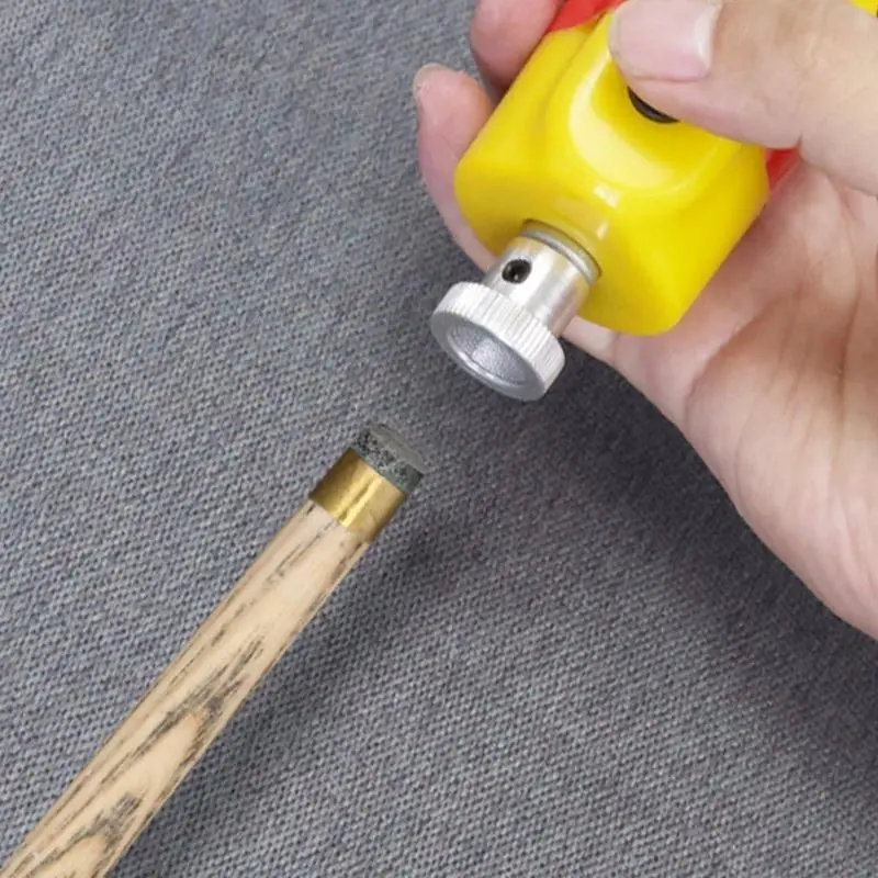 Compacts Electric Pool Cue Tip Refinisher Snooker Pool Cue Tip Repair Tool for Accurate Shaping