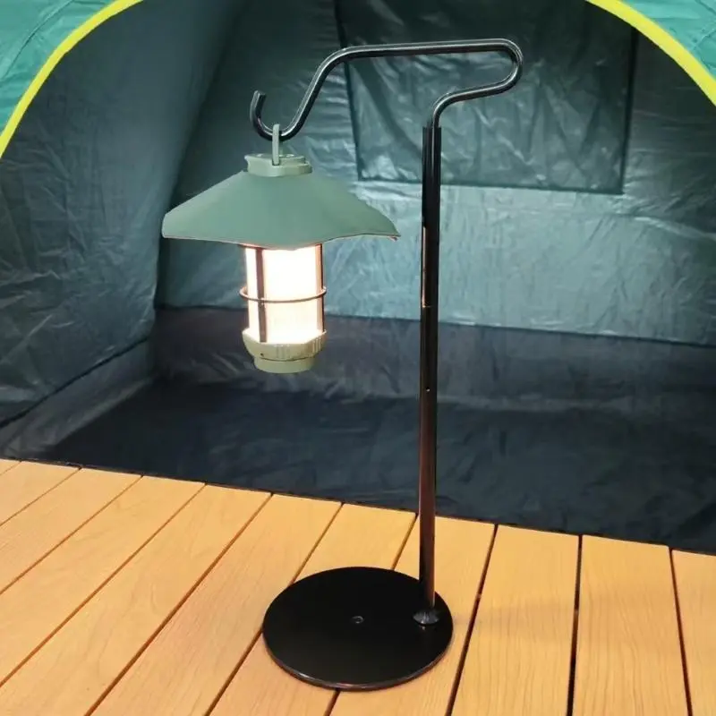 Camping Hanging Rack Light Weight Lamp Support Stand Outdoor Light Hanging Stand