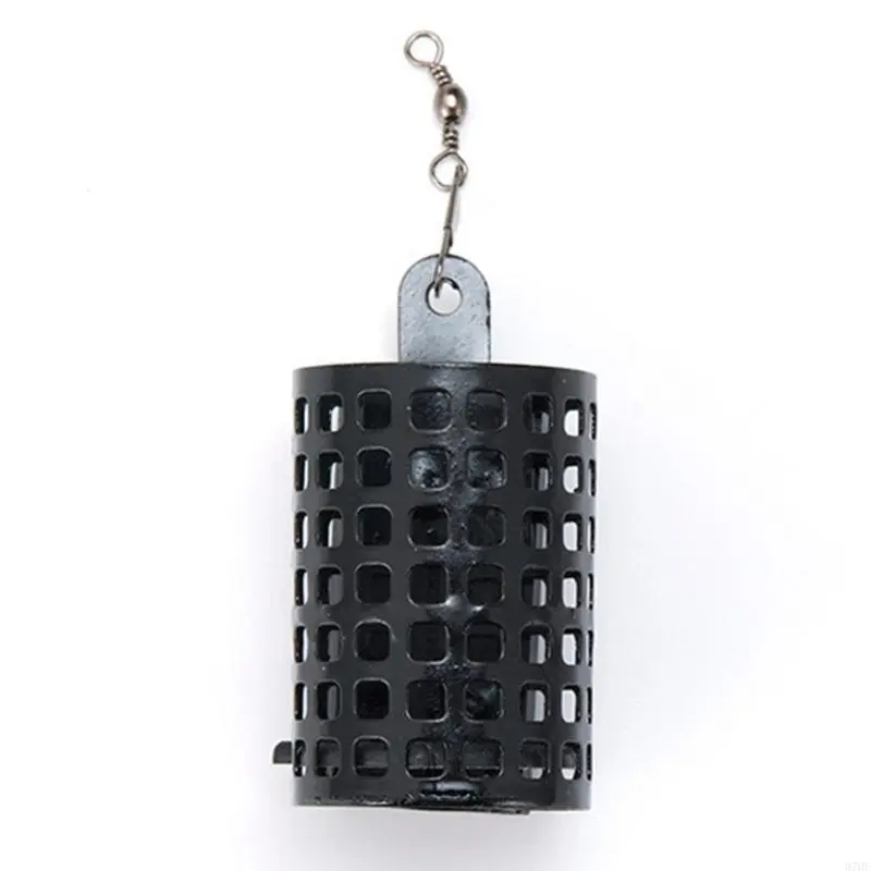 10Pcs Basket Trap Lure Holder Fishing Lure Cage Fishing Tackle Feeders Cage