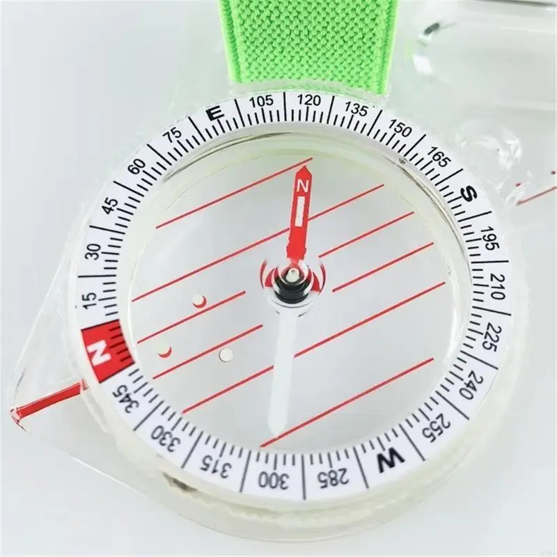 Multifunctional Ruler for Map Reading Backpacking Camping Orienteering Thumb Survival Navigation