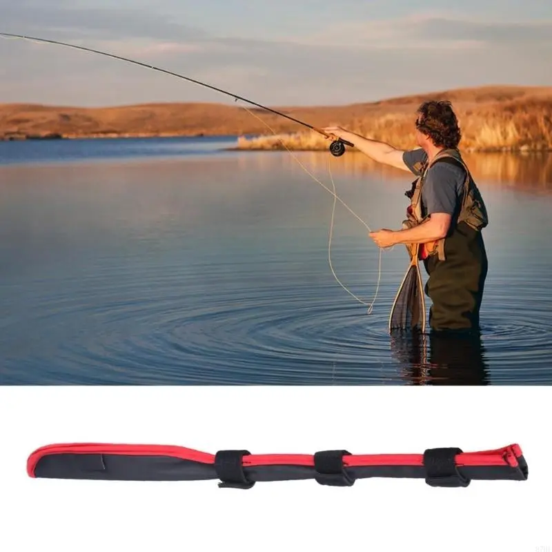 Tackle Bag Portable Foldable Fishing Rod Tip Protective Cover Rod Storage Bag