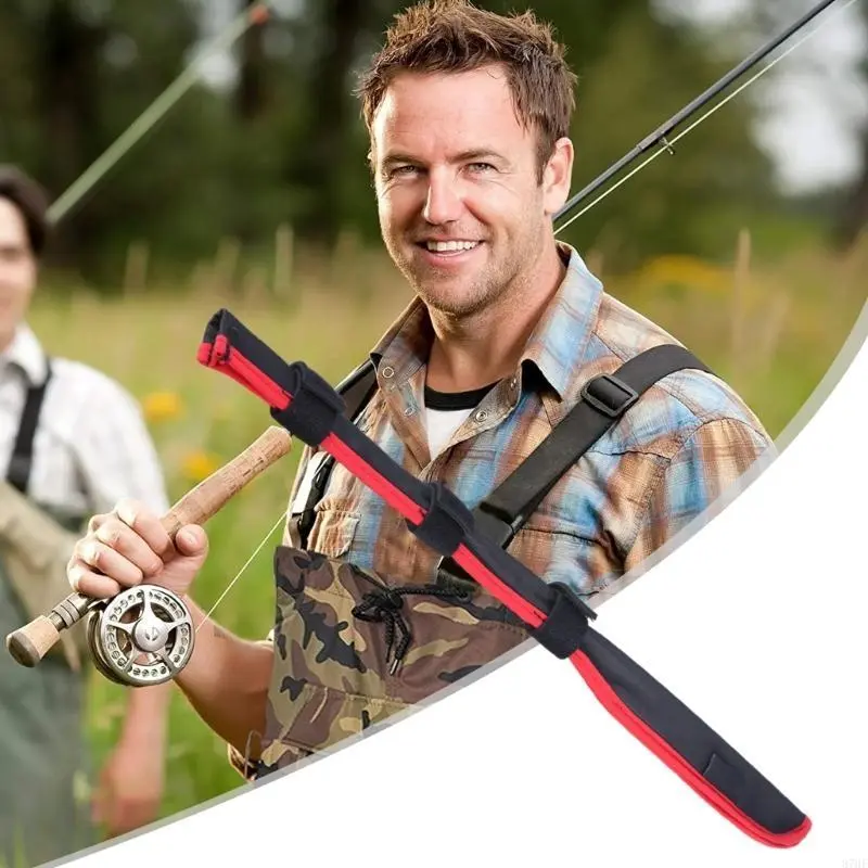 Tackle Bag Portable Foldable Fishing Rod Tip Protective Cover Rod Storage Bag