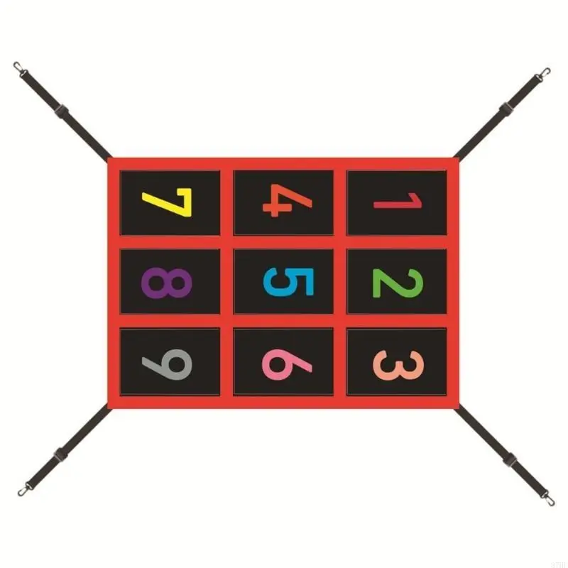 Baseball Net, Numbered Pitching Softball Targets Practice Throwing and Hitting