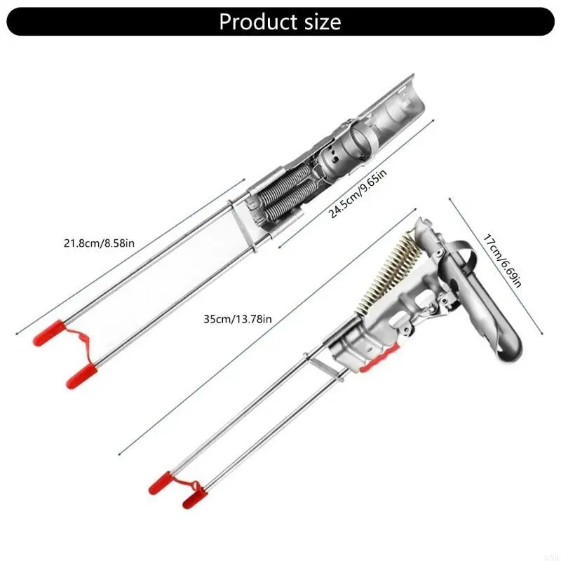 Automatic Spring Fishing Rod Holder Stainless Steel Fishing Rack Poles Stand