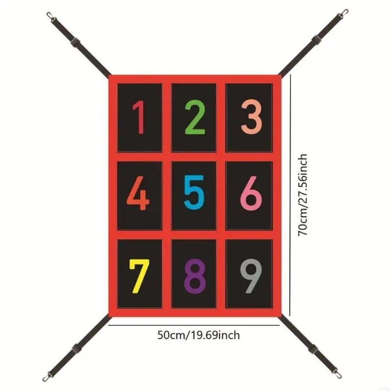 Baseball Net, Numbered Pitching Softball Targets Practice Throwing and Hitting