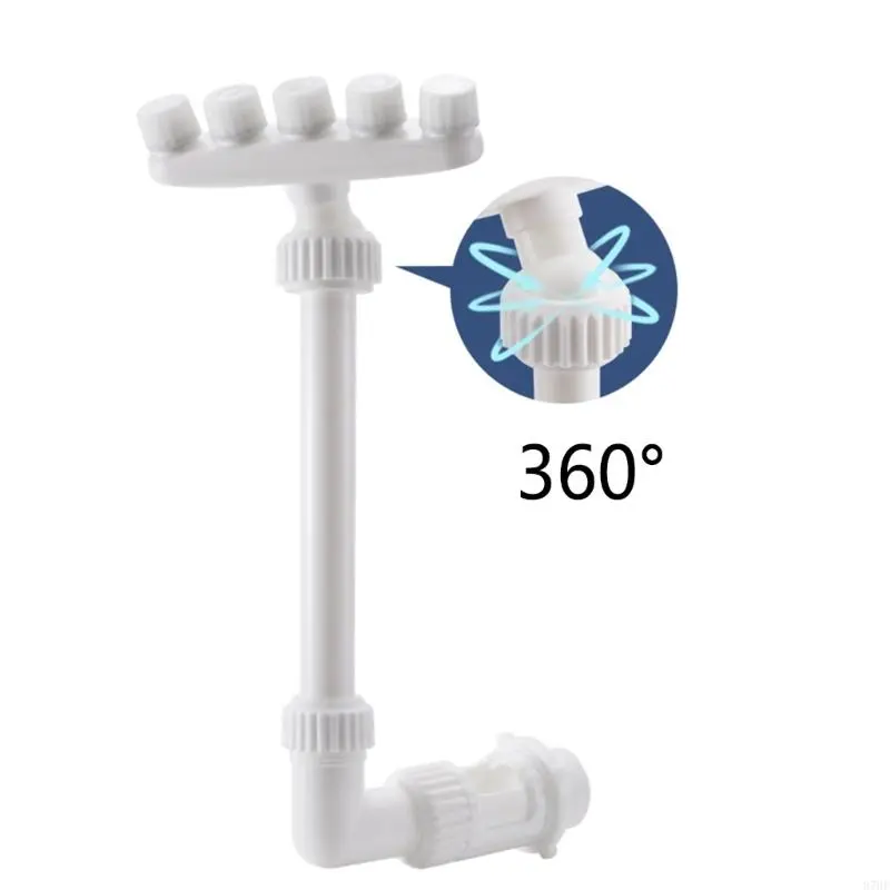 Adjustable Pool Fountain with 5 Nozzles Swimming Pool Water Fountain for Garden