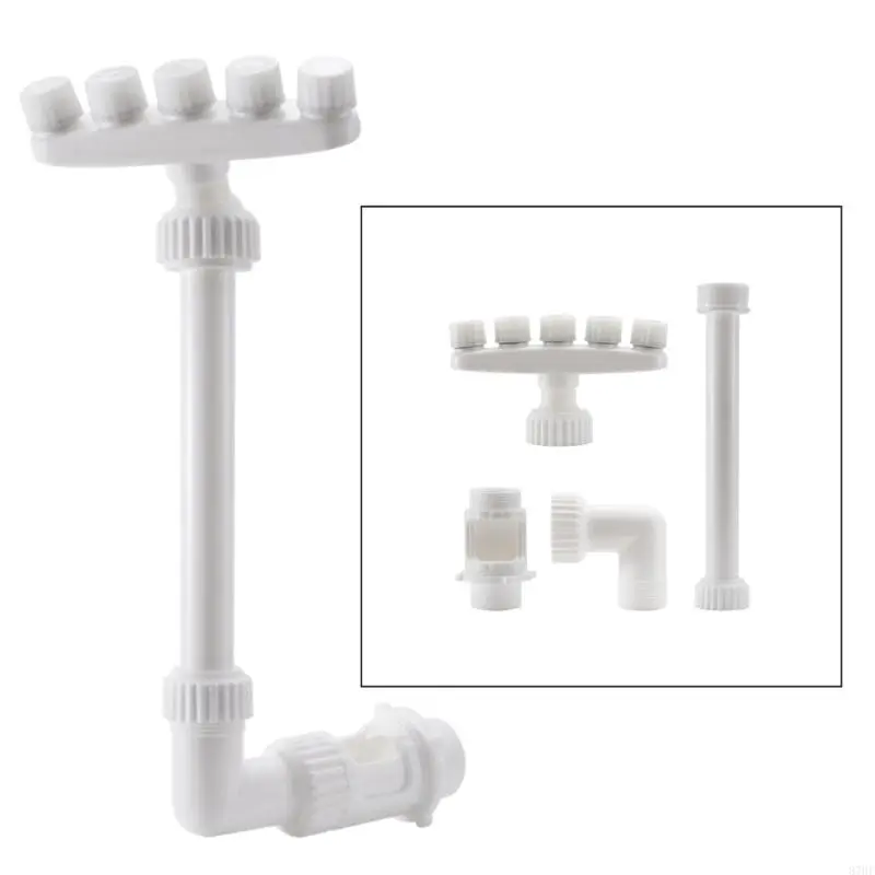 Adjustable Pool Fountain with 5 Nozzles Swimming Pool Water Fountain for Garden