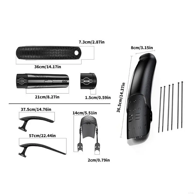 Quickly Release Bike Mudguard Road Bike Mudguard Adjustable Bicycles Mudguard