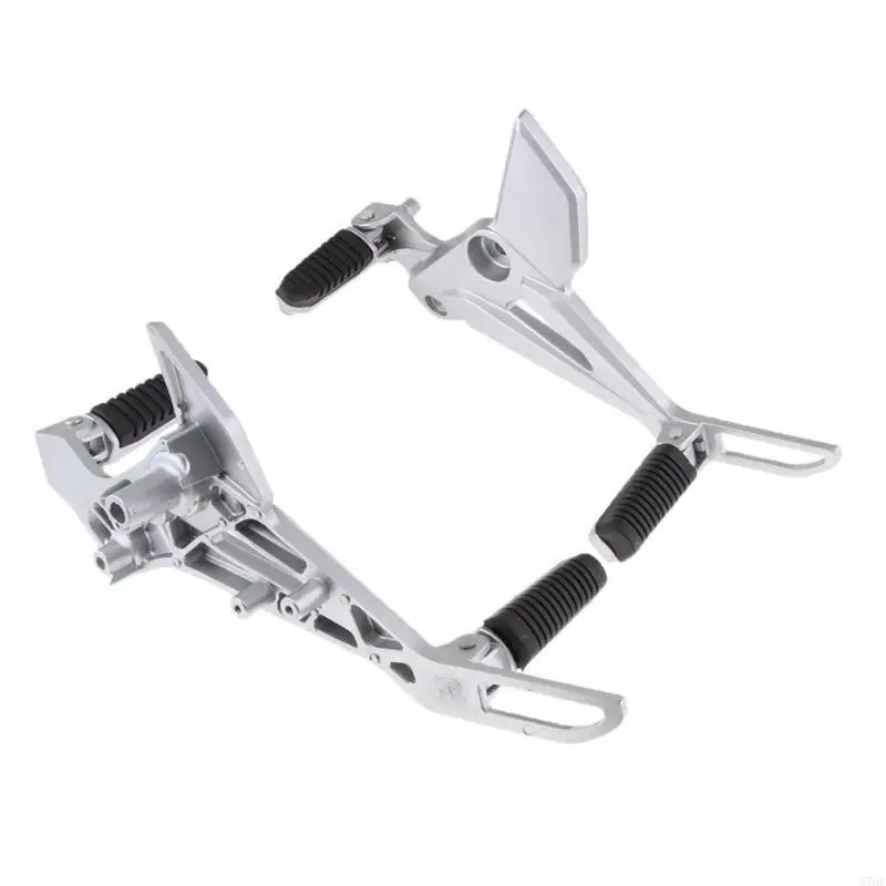 2Pcs Motorcycle Metal Foot Pedal Left Right Side Footrest Footpegs Pedals