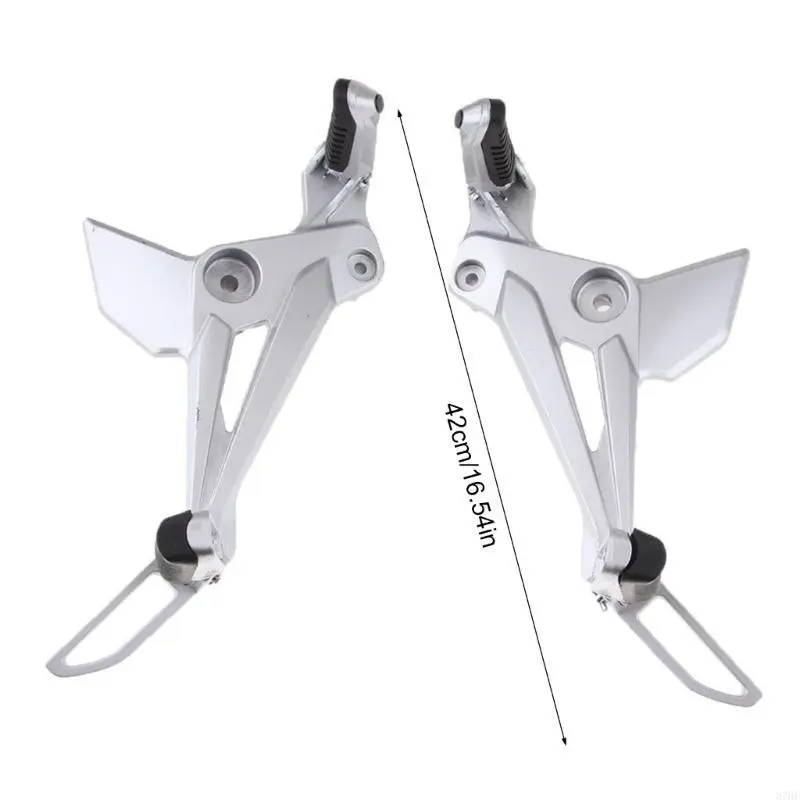 2Pcs Motorcycle Metal Foot Pedal Left Right Side Footrest Footpegs Pedals