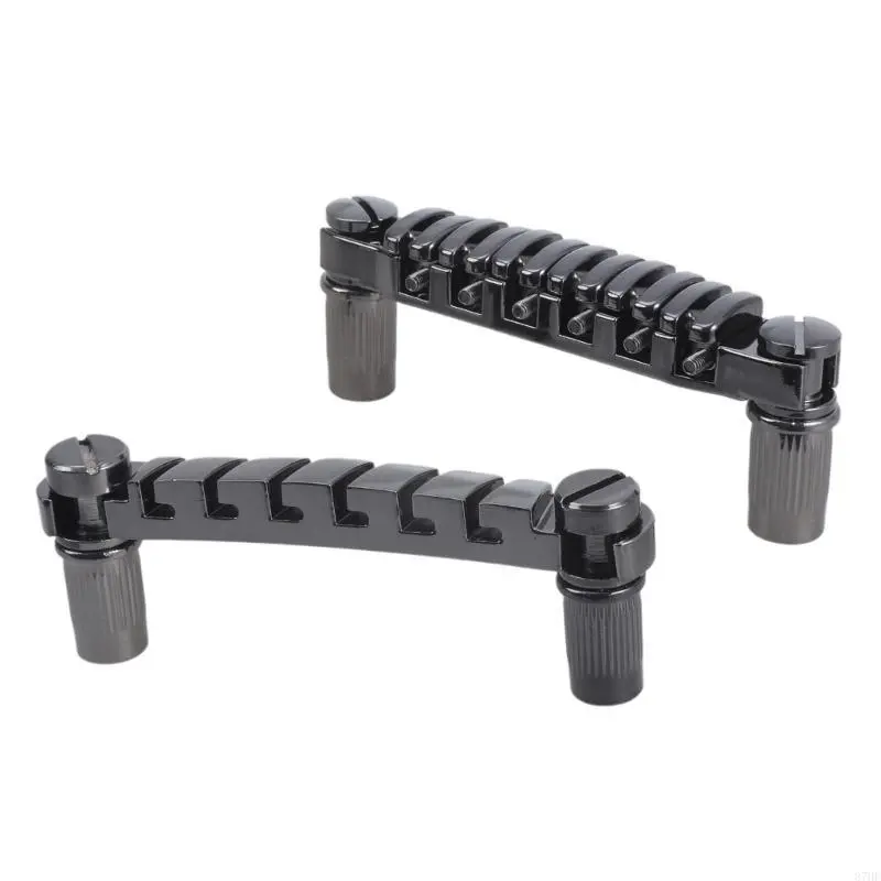 6 String Electric Guitar Bridge Top Hanging String Individual Saddles Guitar Bridge Tailpiece Guitar Accessories