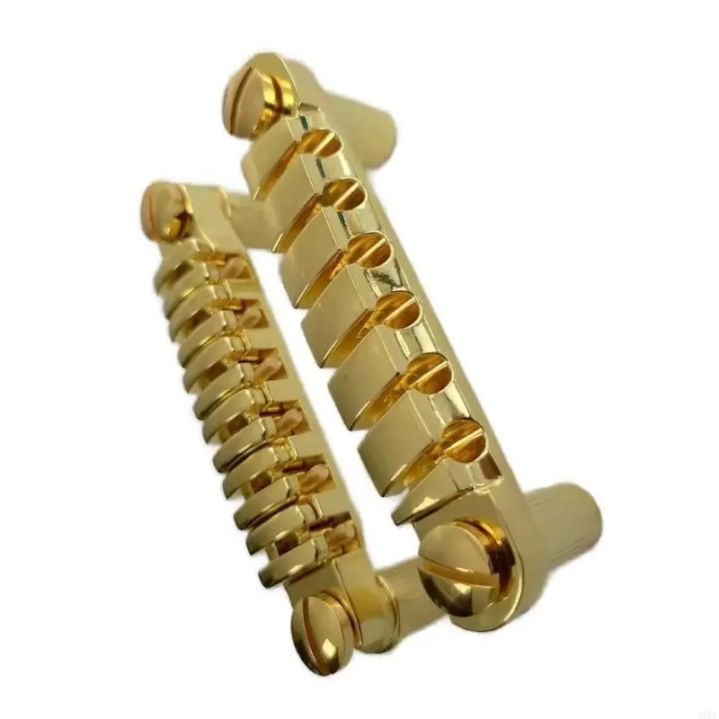 6 String Electric Guitar Bridge Top Hanging String Individual Saddles Guitar Bridge Tailpiece Guitar Accessories