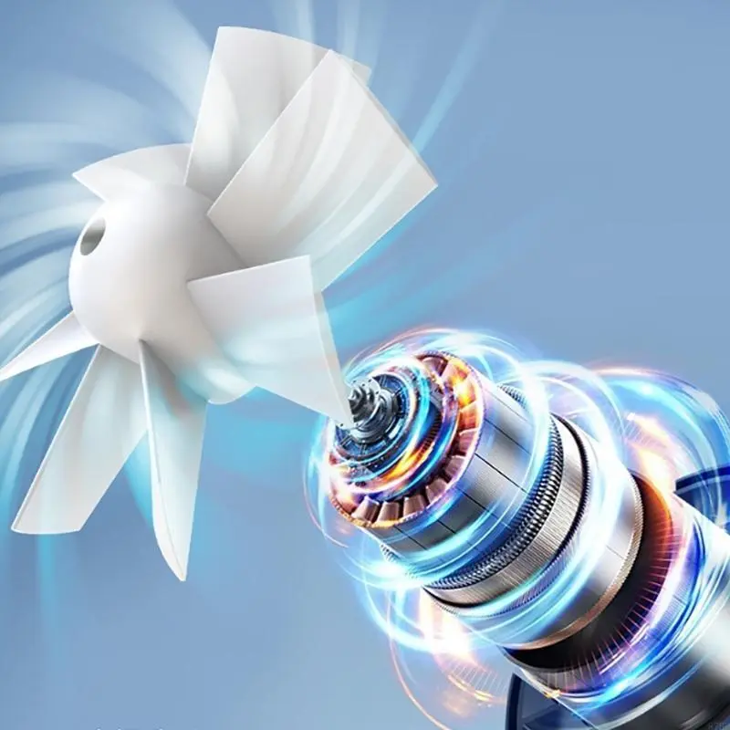 Outdoor Waist Clip Fan Strong Wind Bladeless Fan for Outdoor, Farm, Traveling