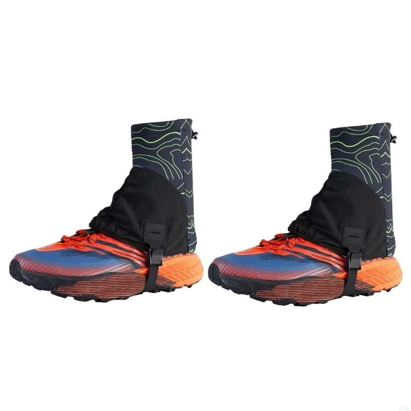Outdoor Trail Gaiters Low Ankle Gaters Protective Shoe Covers Breathable Sand prevention for Running Hiking Trail Racing